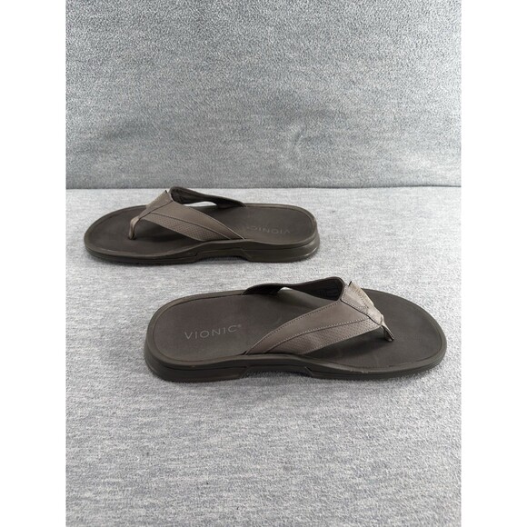 VIONIC WYATT - Men's Stone Flip Flops Arch Support Sandals Size 12  B3 - Picture 12 of 14